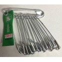 Extra Large Safety Pins Pack of 12