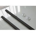 Black Aluminium Poster Hanger With Suction Cups