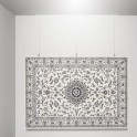Rug hanging for U-Rail