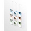 Brochure Holder Ceiling Hanging Cable Kit
