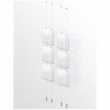 Brochure Holder Ceiling to Floor Hanging Kit