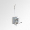 Rug Hanging Cable Kit with Clip-Rail