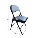 Folding Chair (Faux leather)