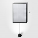 Display Signage Stand with Back-to-Back Aluminium Frame