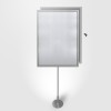 Display Signage Stand with Back-to-Back Aluminium Frame