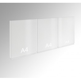 Triple A4 Acrylic Panel (Portrait)