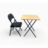 Folding Table with Fabric Chair Set