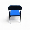 Blue Folding Chair (Fabric Padded)