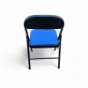 Blue Folding Chair (Fabric Padded)