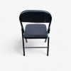 Black Folding Chair (Fabric Padded)
