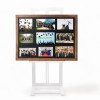 Photograph Display Easel & Wooden Magnet Board