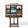 Photograph Display Easel & Wooden Magnet Board