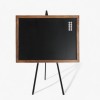 Photograph Display Metal Easel with Wooden Magnet Board