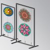 Circular Tapestry Exhibition Stand