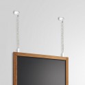 Wall to Chalkboard Steel Chain Hanging Kit