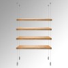 Wooden Shelves Suspended Ceiling to Floor Cable Kit (Fitting Only)