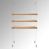 Wooden Shelves Suspended Ceiling to Floor Cable Kit (Fitting Only)