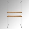 Wooden Shelves Suspended Ceiling to Floor Cable Kit (Fitting Only)