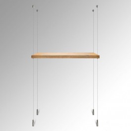 Wooden Shelves Suspended Ceiling to Floor Cable Kit (Fitting Only)