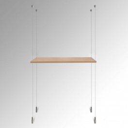 Wooden Trojan Shelf Suspended Cable Display Kit (Ceiling to Floor)