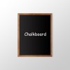 Wooden Chalkboard Frame (Non-Printed Blackboard Frame)