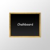 Wooden Chalkboard Frame (Non-Printed Blackboard Frame)