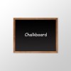 Wooden Chalkboard Frame (Non-Printed Blackboard Frame)