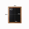 Wooden Chalkboard Frame (Non-Printed Blackboard Frame)