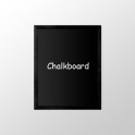 Self Adhesive Wooden Chalkboard Frame (Non-Printed Blackboard Frame)