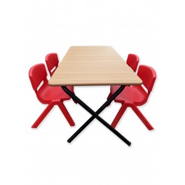 Kids Folding Table with Chairs Set