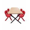 Kids Folding Table with Chairs Set