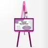 Display Easel with Leaflet holder