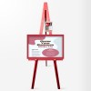 Display Easel with Leaflet holder