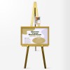 Display Easel with Leaflet holder