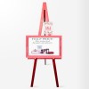 Wooden Display Easel With Artist Caption Holder