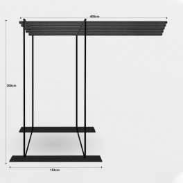 Free Standing Retail & Shop Rug Carpet Display Stand (Free Standing)