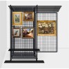 Sliding Pull Out Art Storage Pictures Rack Free Standing