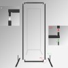 Suspended Poster Display Holders Free-Standing Stand A1 (Portrait/Landscape)