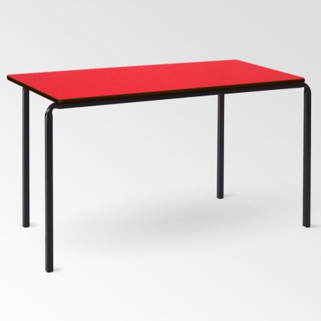 Stacking Rectangular Table - Coloured (Red, Walnut, Lime Green & Blue) | IMPSUK