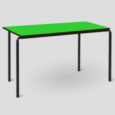 Stacking Rectangular Table - Coloured (Red, Walnut, Lime Green & Blue) | IMPSUK
