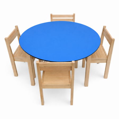 Activity Table and Chairs Blue