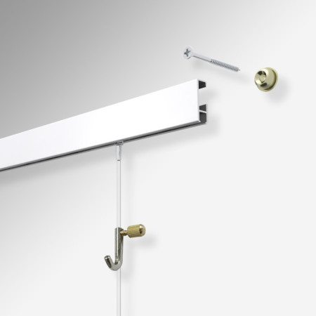 Heavy Duty Clip rail with Installation Kit | Impsuk