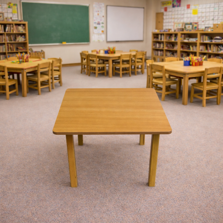 Kids Preschool Wooden Coloured Table | Impsuk