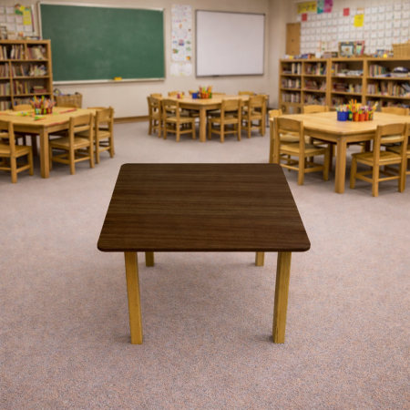 Kids Preschool Wooden Coloured Table | Impsuk