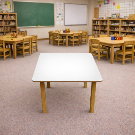 Kids Preschool Wooden Coloured Table | Impsuk