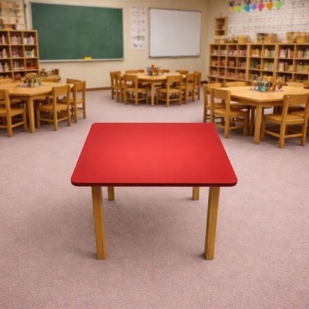 Kids Preschool Wooden Coloured Table | Impsuk