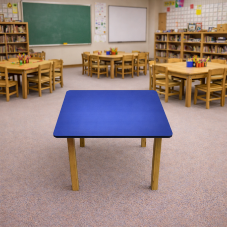 Kids Preschool Wooden Coloured Table | Impsuk