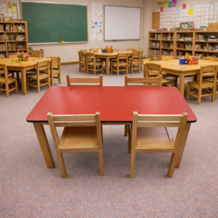 Kids Activity Pre-School Classroom Study Table - Coloured | IMPSUK