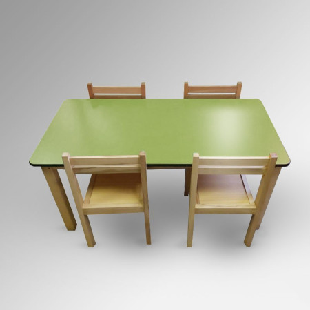 Kids Activity Pre-School Classroom Study Table - Coloured | IMPSUK