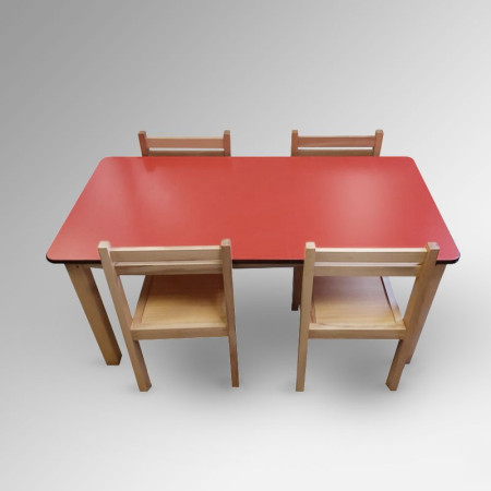 Kids Activity Pre-School Classroom Study Table - Coloured | IMPSUK